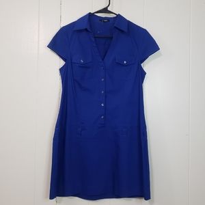 Express Blue Shirt Dress Size M NWT